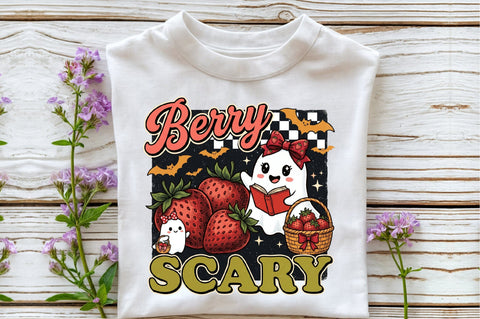 Berry Scary Png-Halloween Cute Ghost Png Sublimation designartist 