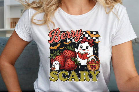Berry Scary Png-Halloween Cute Ghost Png Sublimation designartist 