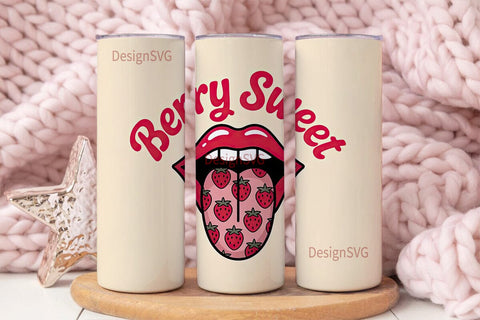 Berry Sweet 20oz Tumbler Wrap Sublimation DesignSVG 