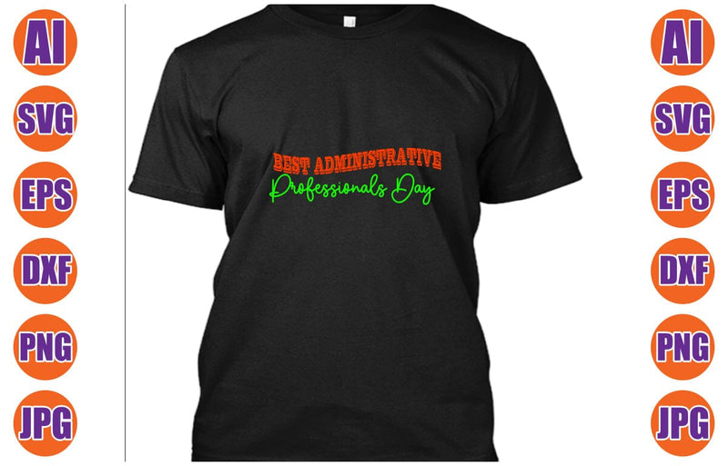 Best Administrative Professionals day Retro Design SVG Syaman 
