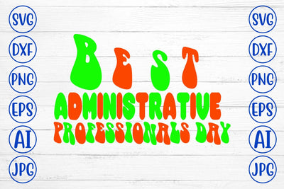 Best Administrative Professionals day Retro SVG Syaman 