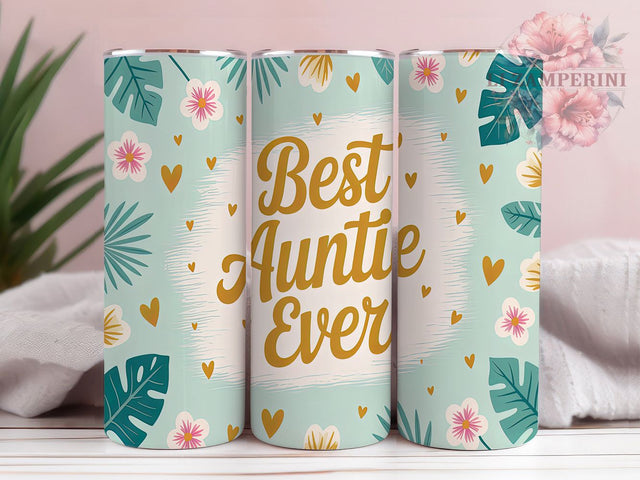 Best Auntie Ever Tumbler Design, Best Aunt Present, Favorite Aunt Gift, Family Love Design, Aunt Squad Tumbler, Special Aunt Gift, Aunt Life Art Sublimation Li Zamperini 