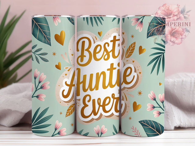 Best Auntie Ever Tumbler Design, Best Aunt Present, Favorite Aunt Gift, Family Love Design, Aunt Squad Tumbler, Special Aunt Gift, Aunt Life Art Sublimation Li Zamperini 