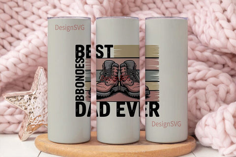 Best Bonus Dad Ever 20oz Tumbler Sublimation DesignSVG 