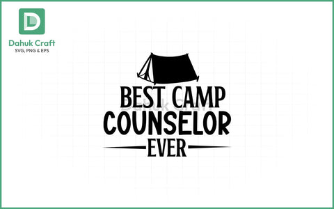 Best Camp Counselor SVG PNG & EPS V2 SVG dahukdesign 