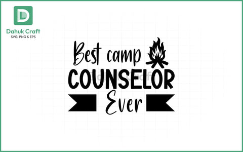 Best Camp Counselor SVG PNG & EPS V3 SVG dahukdesign 
