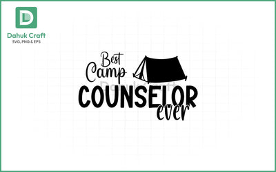 Best Camp Counselor SVG PNG & EPS V4 SVG dahukdesign 
