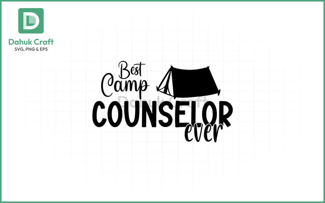 Best Camp Counselor SVG PNG & EPS V4 SVG dahukdesign 