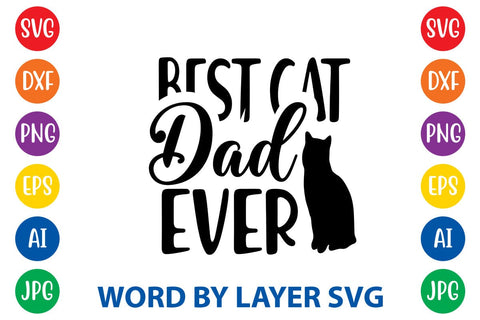 Best Cat Dad Ever-2 SVG DESIGN SVG Rafiqul20606 