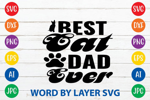 Best Cat Dad Ever-3 SVG DESIGN SVG Rafiqul20606 