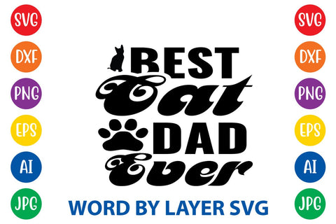 Best Cat Dad Ever-3 SVG DESIGN SVG Rafiqul20606 