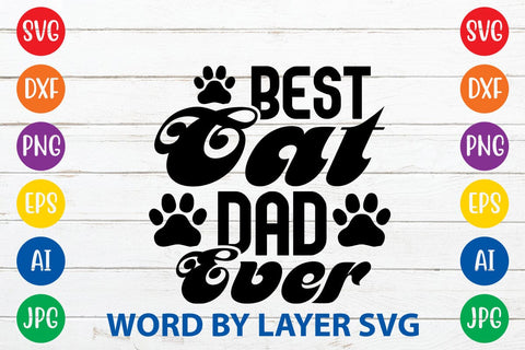Best Cat Dad Ever-4 SVG DESIGN SVG Rafiqul20606 