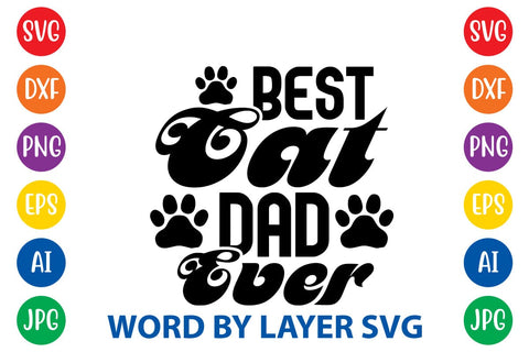 Best Cat Dad Ever-4 SVG DESIGN SVG Rafiqul20606 