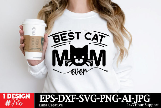 Best Cat Mom Ever SVG Cut File SVG Insomnia Std 