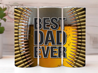 Best Dad Beer Lover Tumbler, Beer Lover Sublimation Design, Father’s Day Beer Art, 20oz Dad Tumbler, Whimsical Beer Mug, Festive Dad Cup, Celebratory Beer Wrap Sublimation Lara' s Designs 