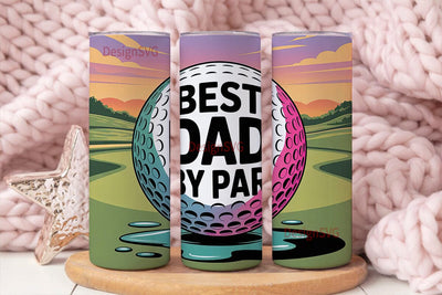 Best Dad By Par 20oz Tumbler Wrap Sublimation DesignSVG 