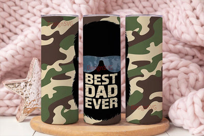 Best Dad Ever 20oz Tumbler Wrap Sublimation DesignSVG 