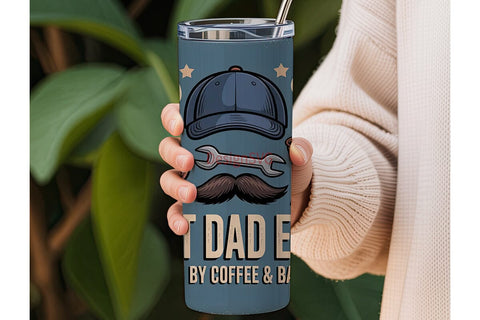 Best Dad Ever: 20oz Tumbler Wrap Sublimation DesignSVG 