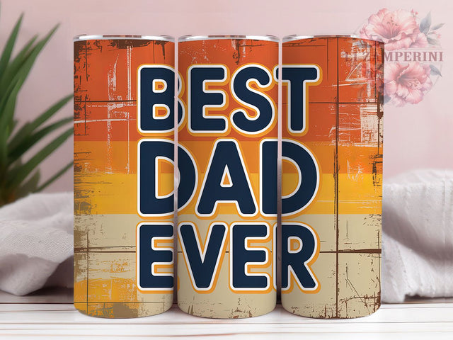 Best Dad Ever, Father’s Day Gift, Dad Appreciation, Family Celebration, Funny Dad Quote, 20oz Tumbler Wrap, Sublimation PNG Sublimation Li Zamperini 