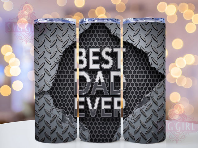 Best Dad Ever Personalized Tumbler, Father's Day Gift, 20oz Tumbler Sublimation, Dad Gift Tumbler, Best Dad Ever, Sublimation Tumbler Design, Personalized Dad Tumbler Sublimation SvggirlplusArt 
