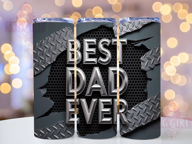 Best Dad Ever Personalized Tumbler, Father's Day Gift, 20oz Tumbler Sublimation, Dad Gift Tumbler, Best Dad Ever, Sublimation Tumbler Design, Personalized Dad Tumbler Sublimation SvggirlplusArt 