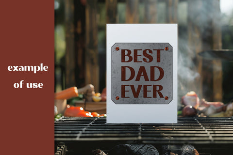Best Dad Ever PNG Fathers Day Sublimation Print | Daddy Gift Design | Best Dad for Greeting Cards, T-Shirts, Mug | Digital Download Vector Sublimation AnnaViolet_store 