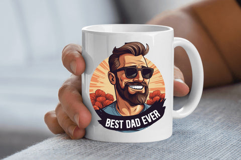 Best dad ever Sublimation Design Sublimation Regulrcrative 