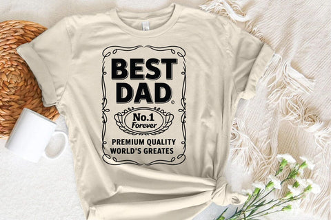 Best Dad No.1 Forever Premium Quality Worlds Greates 2 SVG Angelina750 