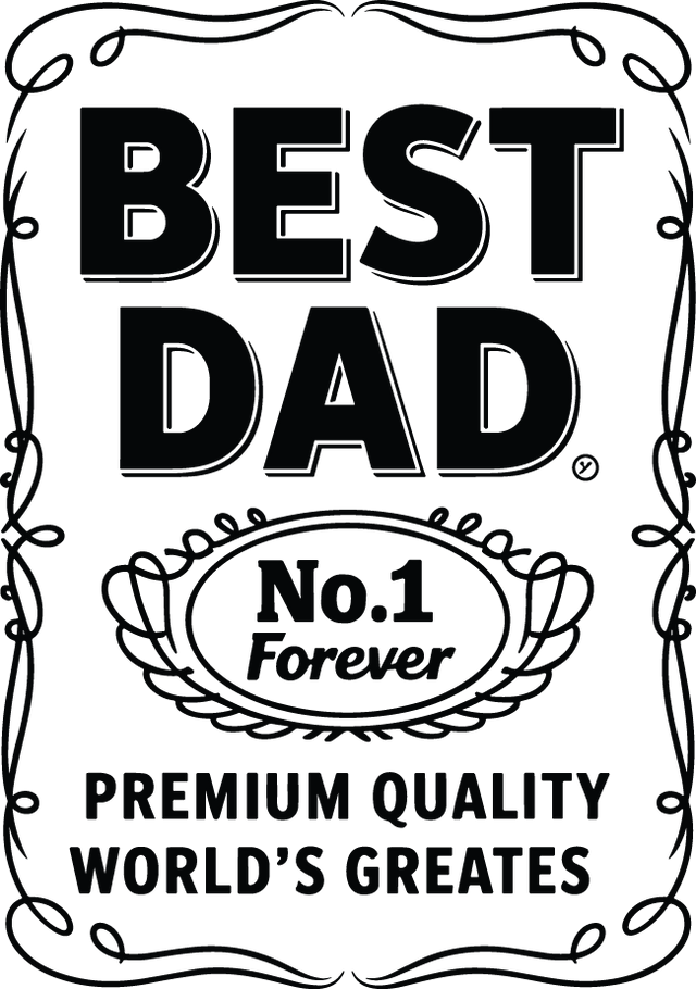 Best Dad No.1 Forever Premium Quality Worlds Greates 2 SVG Angelina750 