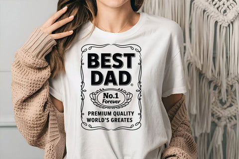 Best Dad No.1 Forever Premium Quality Worlds Greates 2 SVG Angelina750 
