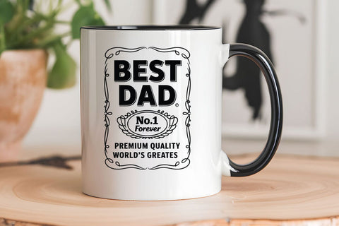 Best Dad No.1 Forever Premium Quality Worlds Greates 2 SVG Angelina750 