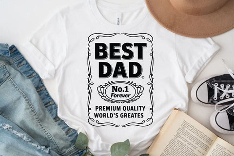 Best Dad No.1 Forever Premium Quality Worlds Greates 2 SVG Angelina750 