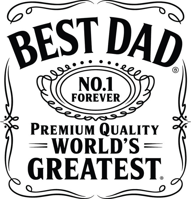 Best Dad No.1 Forever Premium Quality Worlds Greates SVG Angelina750 