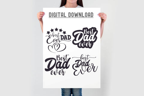 Best Dad SVG Bundle | Best Dad Ever SVG | Father's Day SVG SVG TonisArtStudio 