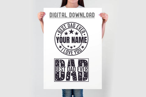 Best Dad SVG Bundle | Best Dad Ever SVG | Father's Day SVG SVG TonisArtStudio 