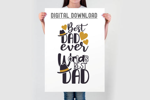 Best Dad SVG Bundle | Best Dad Ever SVG | Father's Day SVG SVG TonisArtStudio 