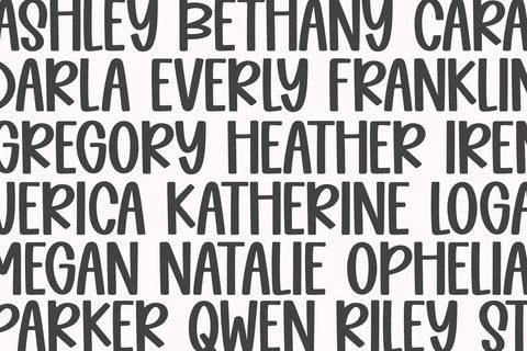 Best Days - Fun Handwritten Font Font KA Designs 