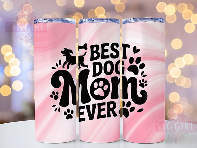 Best Dog Mom 20oz Tumbler, Best Dog Mom Wrap, Funny Sublimation Design, Sarcastic Quote PNG, Humor Pet Mom Tumbler, 20oz Tumbler Sublimation SvggirlplusArt 