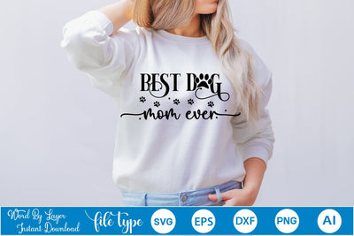 Best Dog Mom Ever SVG Design, Dog Bandana Design, Dog SVG Design, SVGs,Quotes and Sayings,Food & Drink,On Sale, Print & Cut SVG DesignPlante 503 