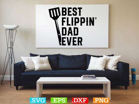 Best Flippin' Dad Ever Shirt, BBQ Svg Bundle, BBQ Svg, Grilling Svg, Kitchen Svg, Bbq Cut Files , Bbq Clipart, Grilling Clipart, Food Svg SVG Creativeart88 