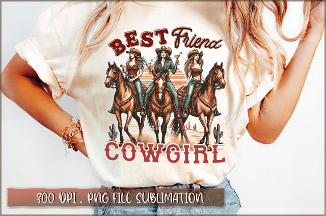 Best friend cowgirl Sublimation Sublimation Shetara Begum 