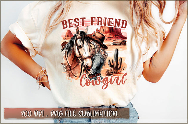 Best friend cowgirl Sublimation Sublimation Shetara Begum 