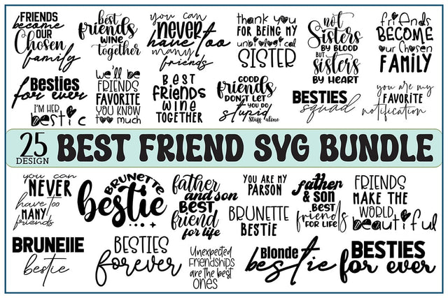 Best Friend SVG Bundle SVG orpitasn 
