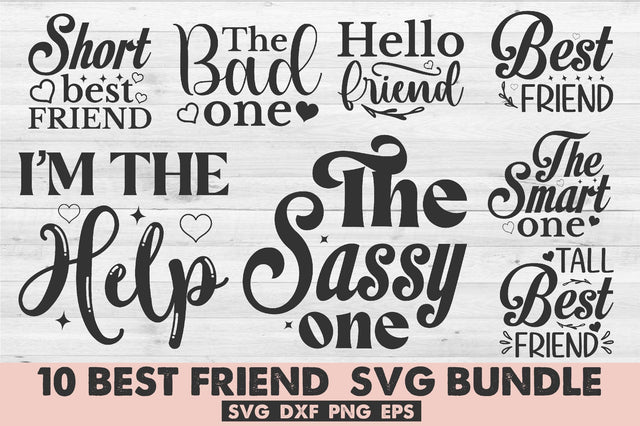 Best Friend Svg Bundle SVG Rupkotha 