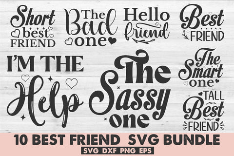 Best Friend Svg Bundle SVG Rupkotha 
