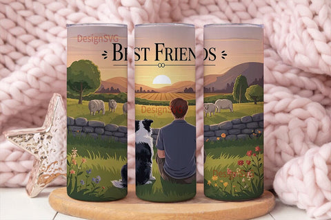 Best Friends Farm 20oz Tumbler Wrap Sublimation DesignSVG 