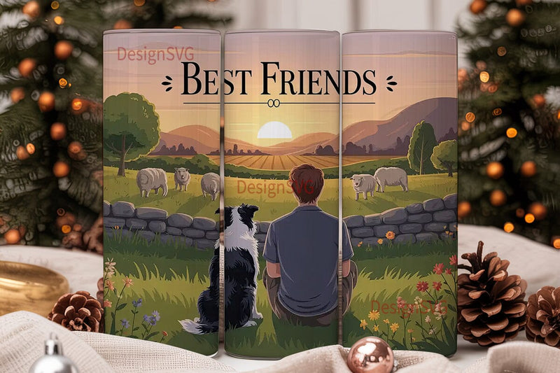 Best Friends Farm 20oz Tumbler Wrap Sublimation DesignSVG 