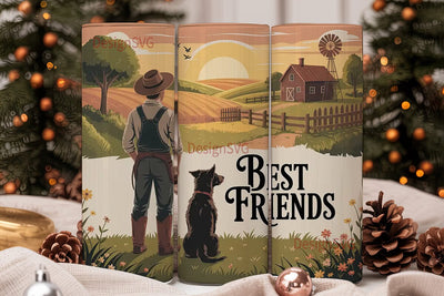 Best Friends Farm 20oz Tumbler Wrap Sublimation DesignSVG 