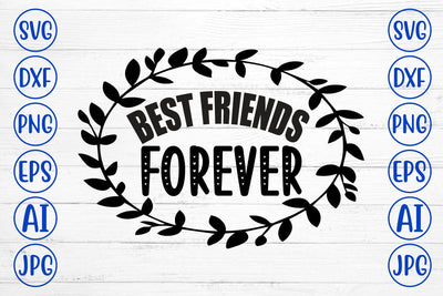 Best Friends Forever SVG SVG Syaman 