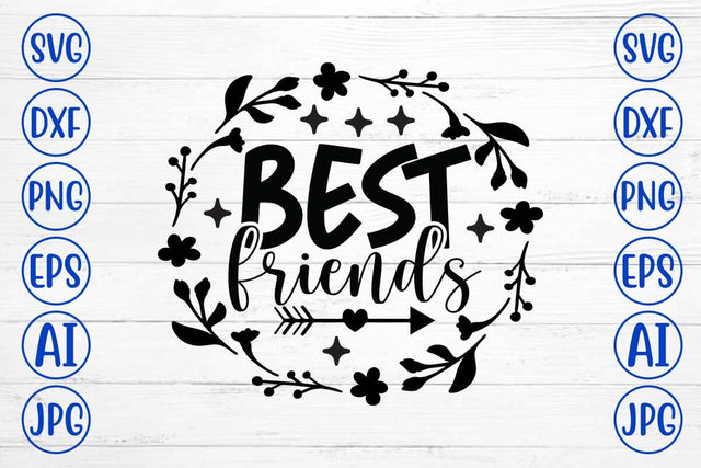 Best Friends SVG Design SVG Syaman 